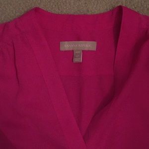 Banana Republic Tops - Hot Pink Banana Republic Button Down Sleeveless Banana Republic Tops - Hot Pink Banana Republic Button Down Sleeveless